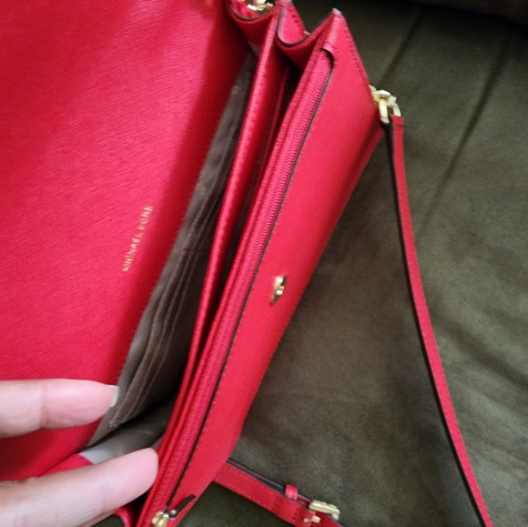 Red Michael Kors Crossbody - Picture 4 of 10